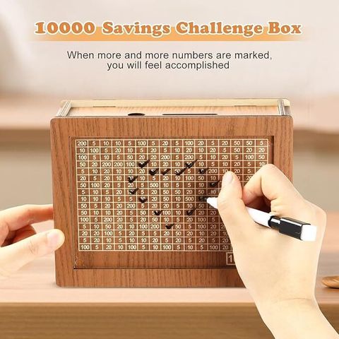 SHYAM CRAFT Coin Savings Locker Wooden Money Holder - Image 5