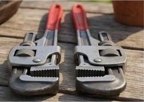 manvi Hand Tool Combo 12 inch & 14 inch Hand Tool Pipe Wrench Combo 12 inch & 14 inch Single Sided Pipe Wrench (Pack of 2) - Image 8