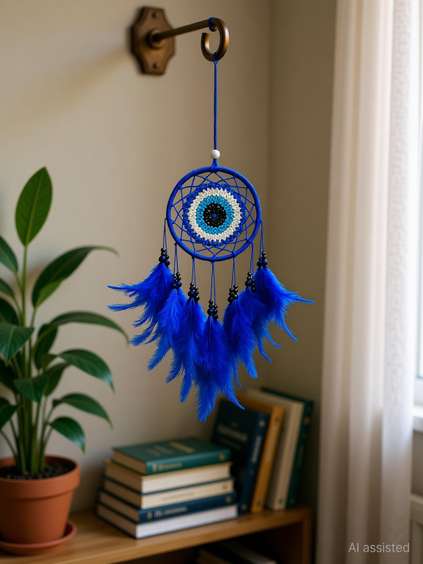 GIFTWA Handmade Evil Eye car & wall Hanging Wool Dream Catcher 78% off 999₹2144.2(61)Hot Deal