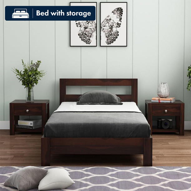 Mamata Wood Decor Sheesham Single Bed