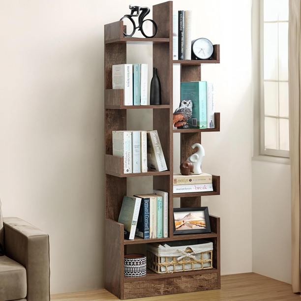 COROID 8-Tier Bookshelf