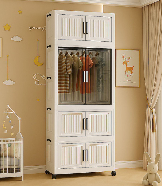 Sasimo 4-Door Wardrobe