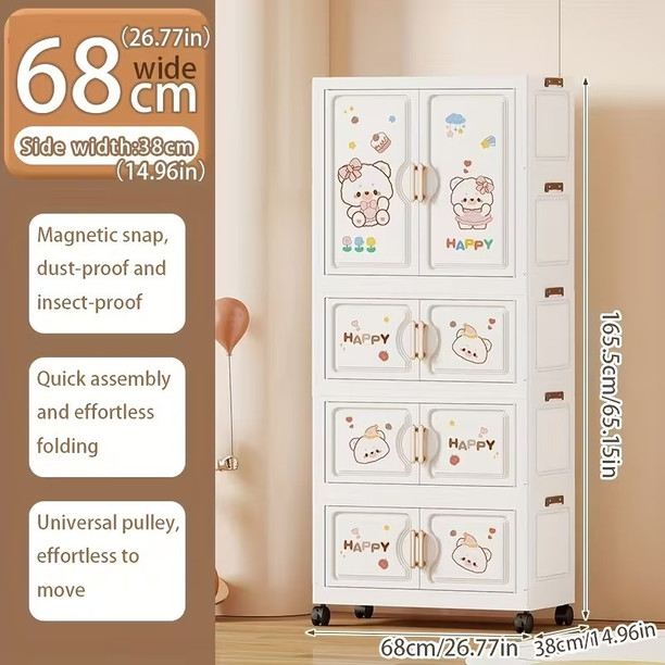 Sasimo 8-Door Wardrobe side view