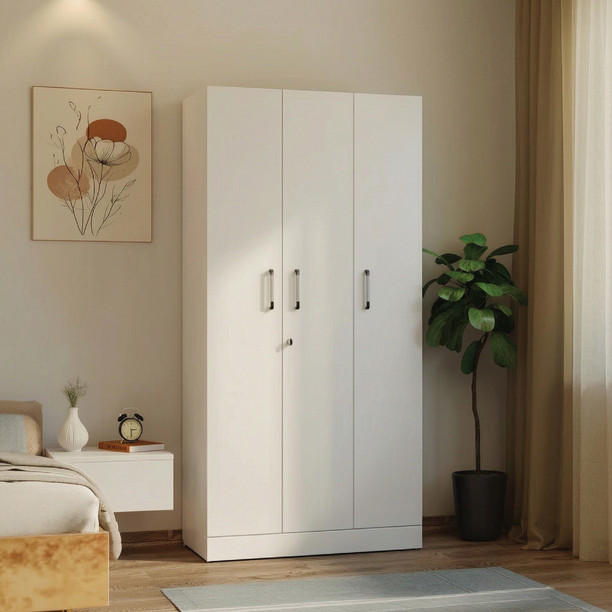 Wakefit Twill 3 Door Wardrobe