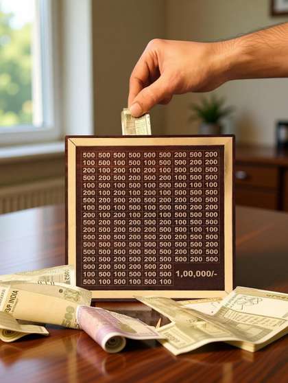 RRLOOK ₹1,00,000 Money Saving Piggy Bank
