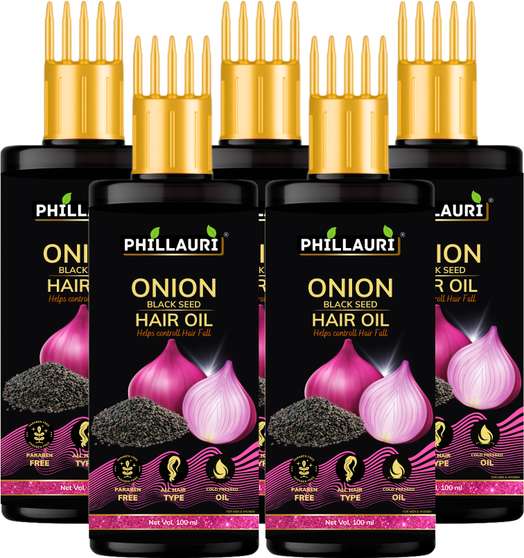 Phillauri Onion Hair Oil Pack of 5