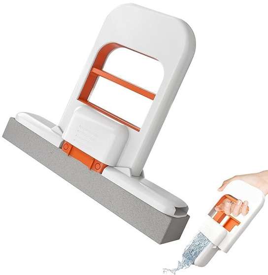 GURINANDAN Mini Foldable Self-Squeeze Mop Portable Wet and Dry Cleaning