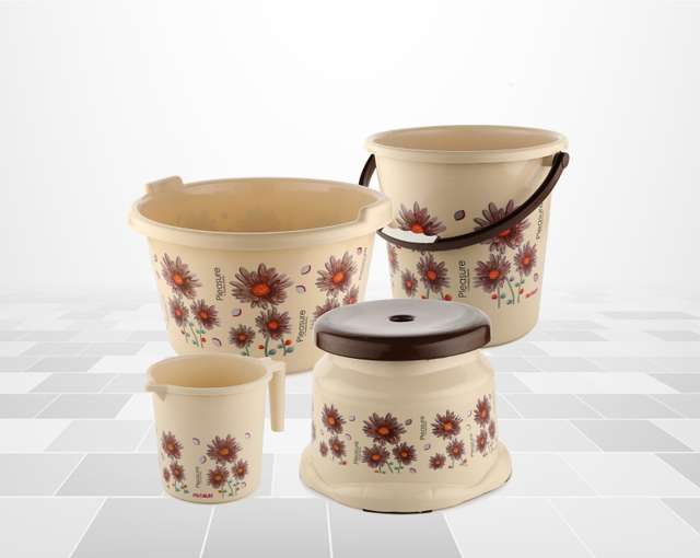 Get Organized with 25L Plastic Bucket Set