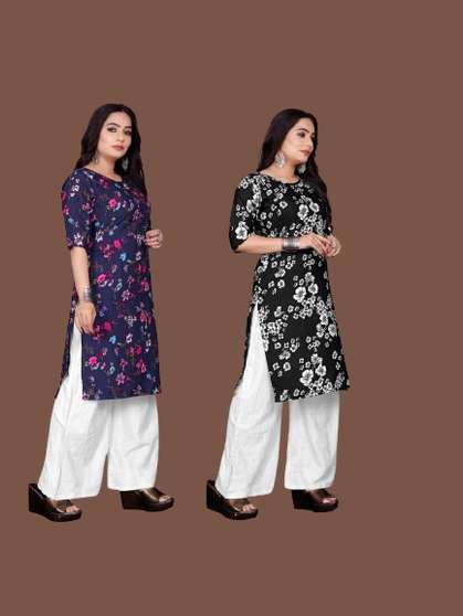 Vimalnath Synthetics Women Floral Print Kurta