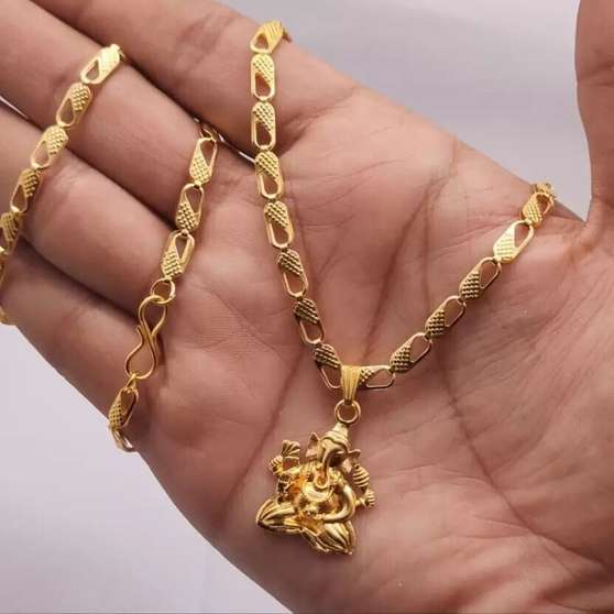 Gold-plated Plated Brass Chain Set