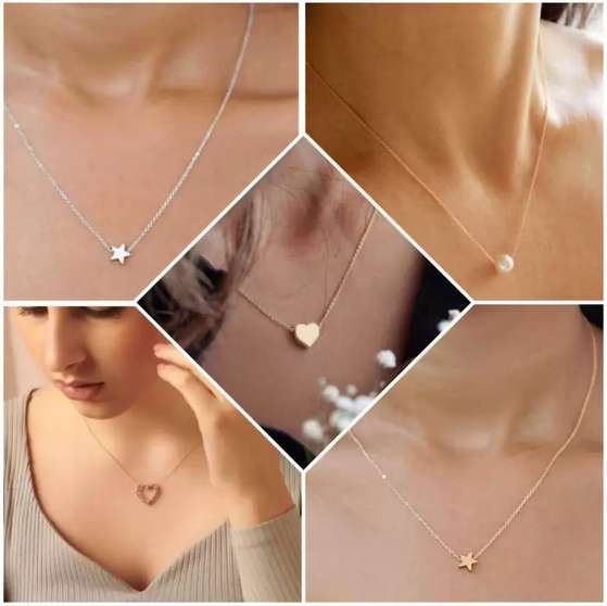 Combo of 5 Traditional 18 inch Daily Wear Necklace Set