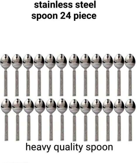 Premium Stainless Steel Spoon Set 24 Pieces