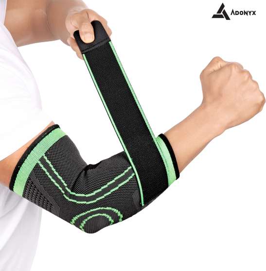 Relieve Elbow Pain with ADONYX Compression Sleeve - 77% Off!
