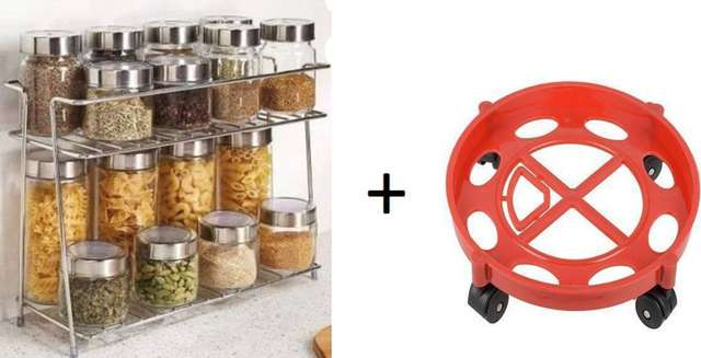 Homedmart Kitchen Rack Combo