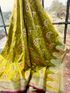 SHOPEEZY TEX FAB Banarasi Silk Blend Art Silk Saree (Blue) - Image 5