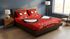 JASVI CAT Polycotton Double Flat 300 TC Cartoon 1 Summer Bedsheet with 2 Pillow Covers (Peppy Red) - Image 8
