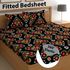 CG Homes Cotton Double Fitted (Elastic) 180 TC Floral 1 Bedsheet with 2 Pillow Covers (Sky Blue) - Image 7