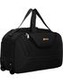 ASCROS 60 L Strolley Duffel Bag - Lightweight Rolling Duffel Bag - 2 Wheel luggage bag with top handle - Black - Large Capacity - Image 7
