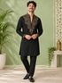 AHSAANDESIGNER Men Silk Blend Kurta Pant Set - Image 6