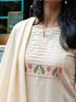 Gajan Creation Embroidered Kurta, Trouser/Pant & Dupatta Set - Image 7