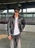 UrbanSkull Men Solid Leather Jacket - Image 6