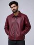 UrbanSkull Men Solid Leather Jacket - Image 8