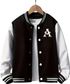 FLAXWEAR Men Striped Varsity Jacket - Image 5