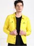 Emmy Word Men Solid Denim Jacket - Image 8