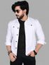 Emmy Word Men Solid Denim Jacket - Image 6