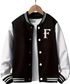 FLAXWEAR Men Striped Varsity Jacket - Image 8