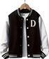 FLAXWEAR Men Striped Varsity Jacket - Image 6