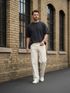 FASHIONFLAXY Men Wide Leg Mid Rise Brown Jeans - Image 8