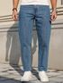 qnim Men Mom Fit Mid Rise Black Jeans - Image 6