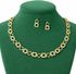 NAKMAN JEWELLERY Brass, Copper Gold-plated Red Jewel Set (Pack of 1) - Image 6