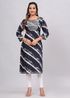 USCJ Printed Viscose Rayon Straight Kurta for Women (Maroon) - Image 5
