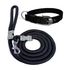 ARIMA Premium Dog Collar and Rope Leash (Small, Brown) - Image 6