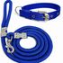 ARIMA Premium Dog Collar and Rope Leash (Small, Brown) - Image 7