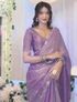 SPIRISA ETHINICS Blue Silk Blend Saree - Image 8
