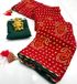 Padmavati Printed Bandhani Georgette Saree (Red) - Image 8