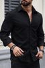 METRONAUT Men Regular Fit Solid Spread Collar Casual Shirt - Image 8
