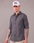 TIGER SNAKE Men Regular Fit Solid Spread Collar Formal Shirt - Image 8