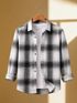 Black Deer Men Regular Fit Checkered Spread Collar Casual Shirt - Image 6