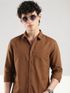 Roadster Men Regular Fit Solid Spread Collar Casual Shirt - Image 7