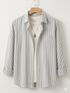 METRONAUT Men Regular Fit Striped Spread Collar Casual Shirt - Image 6