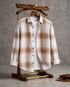Black Deer Men Regular Fit Checkered Spread Collar Formal Shirt - Image 5