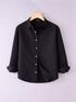 GLOREN Men Regular Fit Solid Spread Collar Casual Shirt - Image 7