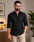 BROCON Men Regular Fit Solid Spread Collar Casual Shirt - Image 8