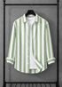ZAMORDOZI Men Regular Fit Striped Casual Shirt - Image 6