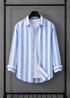 ZAMORDOZI Men Regular Fit Striped Casual Shirt - Image 8