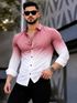 SH FSN Men Regular Fit Dyed/Ombre Spread Collar Casual Shirt - Image 8